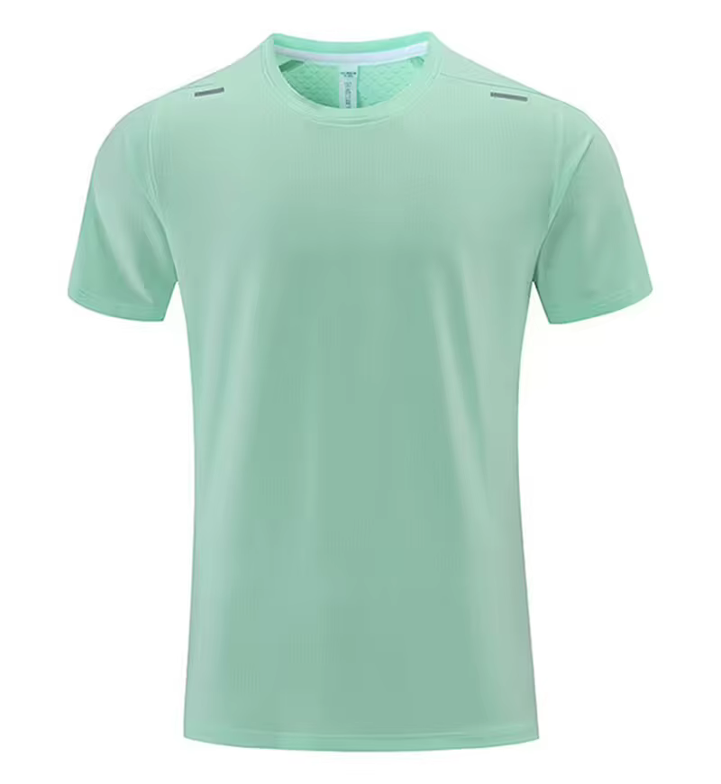 LOGO personnalisé T-shirts de sport pour hommes chemise de Jogging Fitness entraînement vêtements de