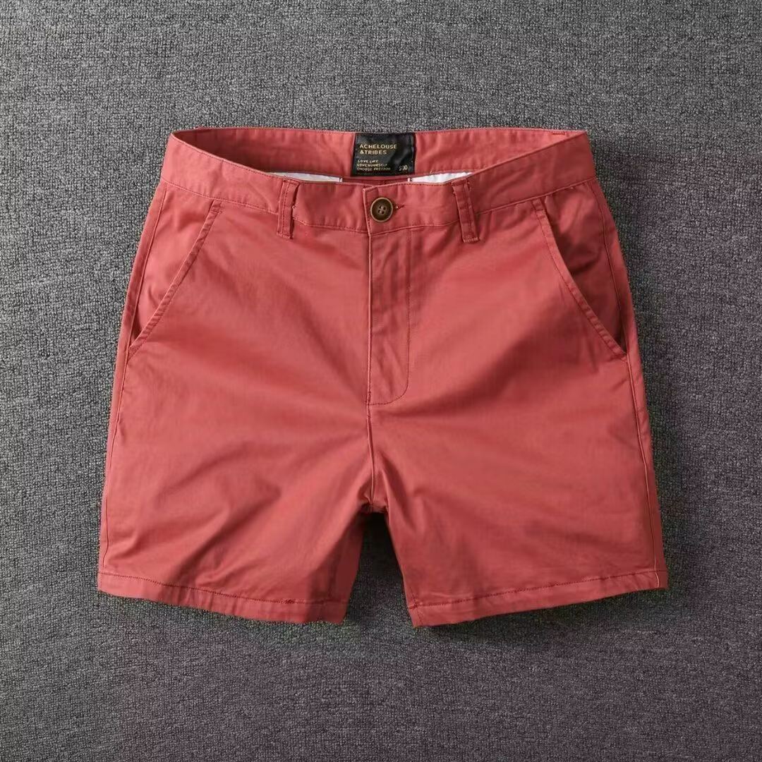 Nouveau 2026 Short d'été coréen pour homme, coupe slim, polyvalent, style utilitaire rétro, élégant,