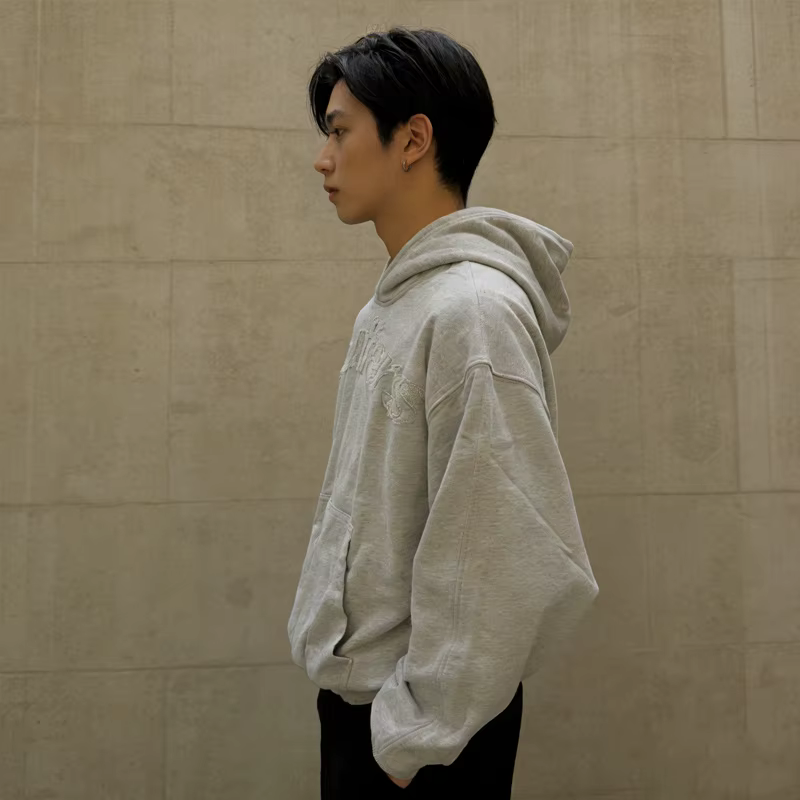 Sweat-shirts de style streetwear européen et américain, hip-hop, pour hommes et femmes, à manches lo