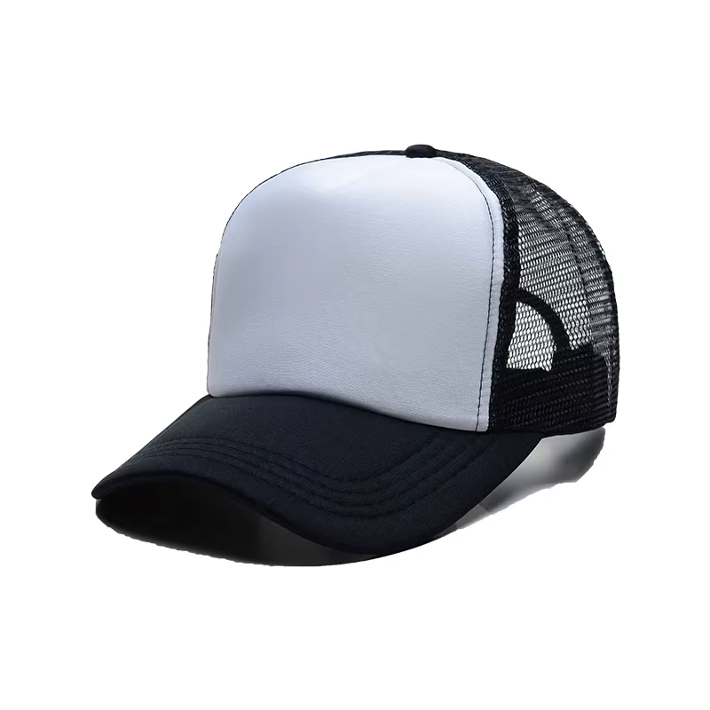 Casquette de camionneur avec logo imprimé pour hommes, casquette à visière pour adulte, réglable, re