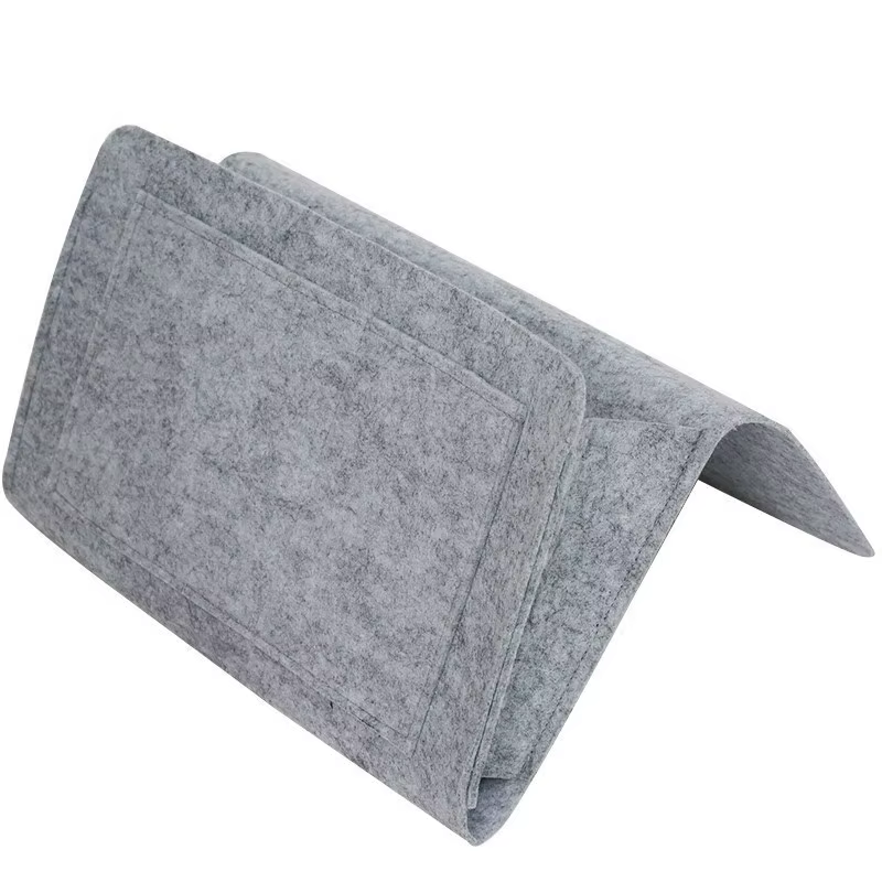 Sac de rangement suspendu en feutre, dortoir, lit, canapé, chambre à coucher, tapis, contenu de maga
