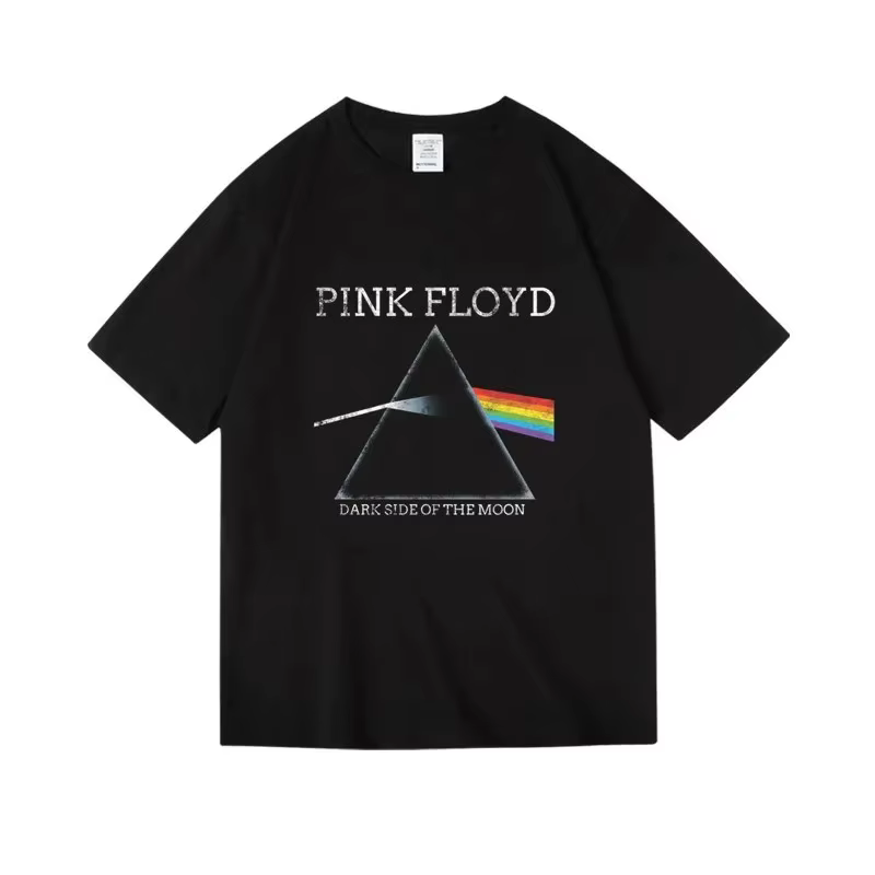 T-shirt Pink Floyd The Moon Album, vêtements Vintage pour hommes et femmes, Streetwear surdimensionn