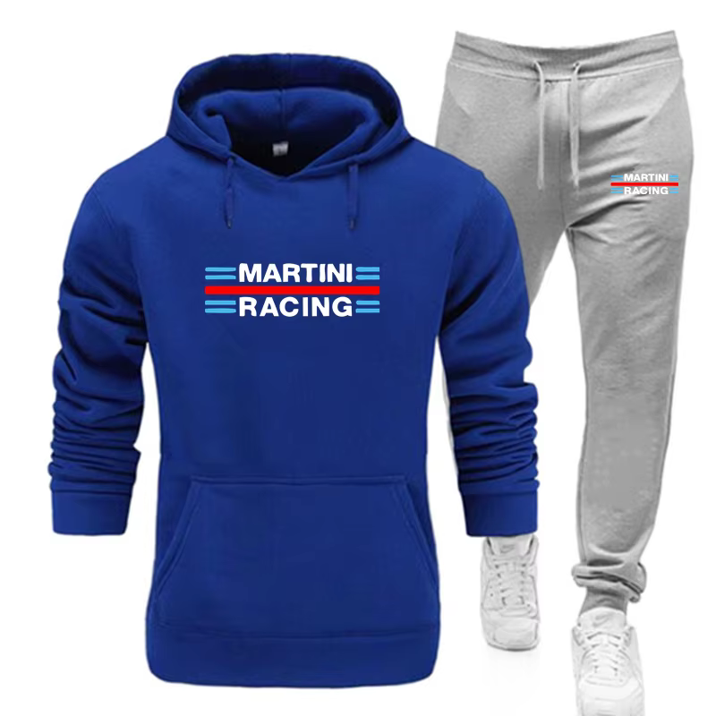 2025 nouveau Martini Racing sweat à capuche costume hommes mode sweat à capuche marque pantalon déco
