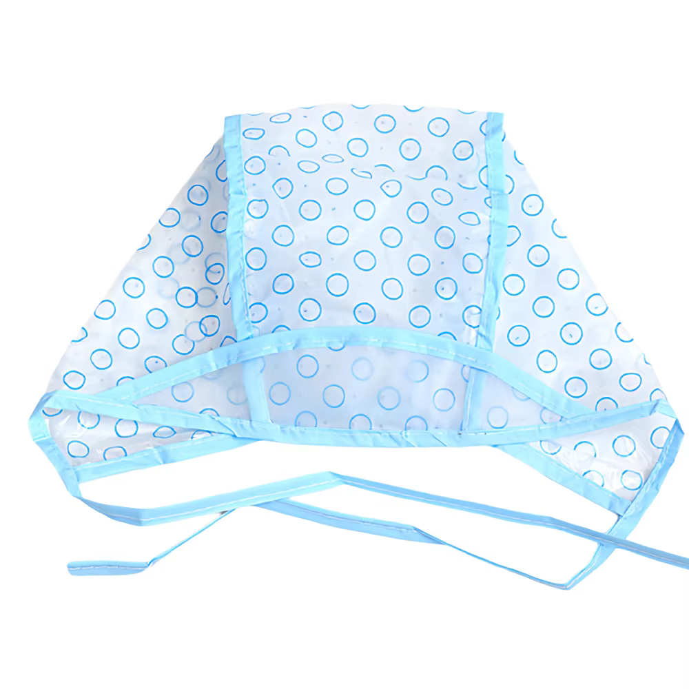 Bonnet de coloration capillaire jetable double couche en plastique, bonnet pour mèches, outil de sal