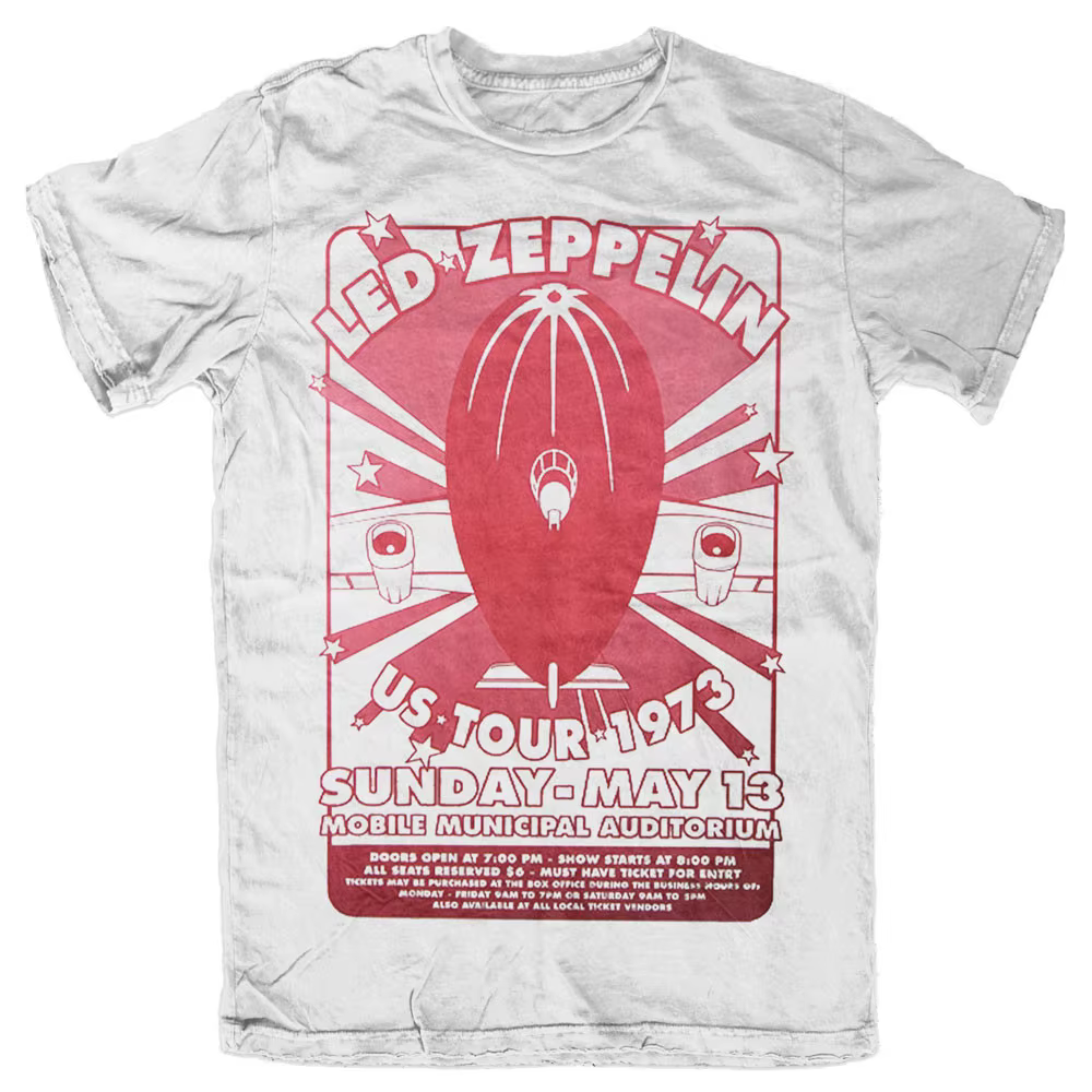Led Zeppelin Band - T-shirt vintage pour hommes, unisexe, col rond, 100% coton, manches courtes, Y2k
