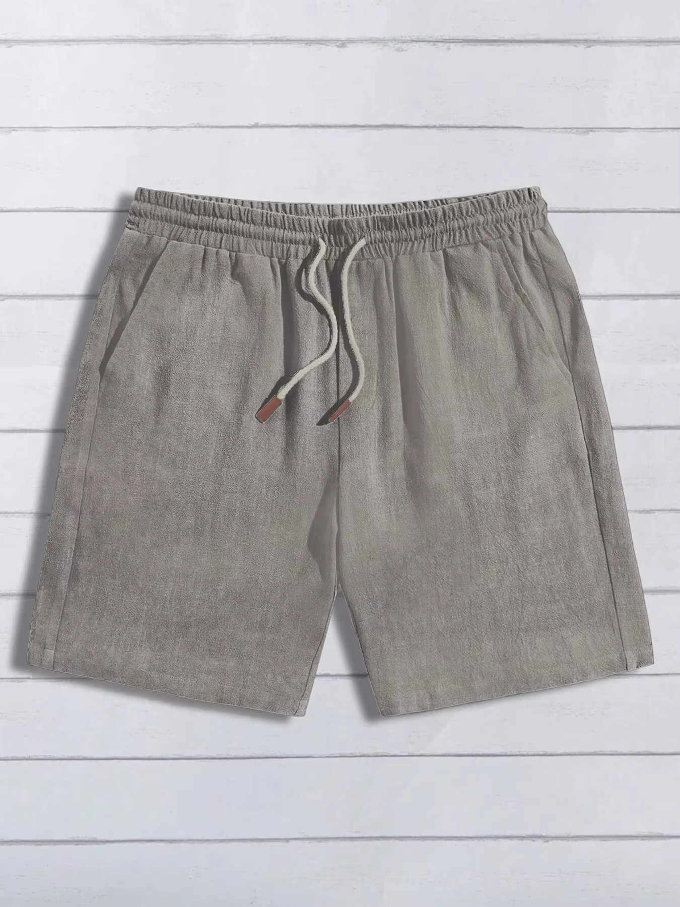 Shorts d'été en lin fin pour hommes, amples et décontractés, pantalon de cinq pouces, en coton et li