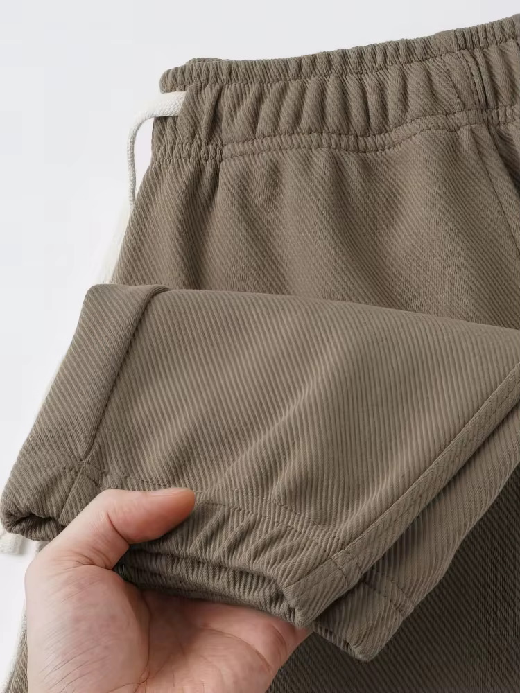 65% coton sergé Baggy décontracté survêtement pantalon hommes 380g Anti-rides vêtements de travail p