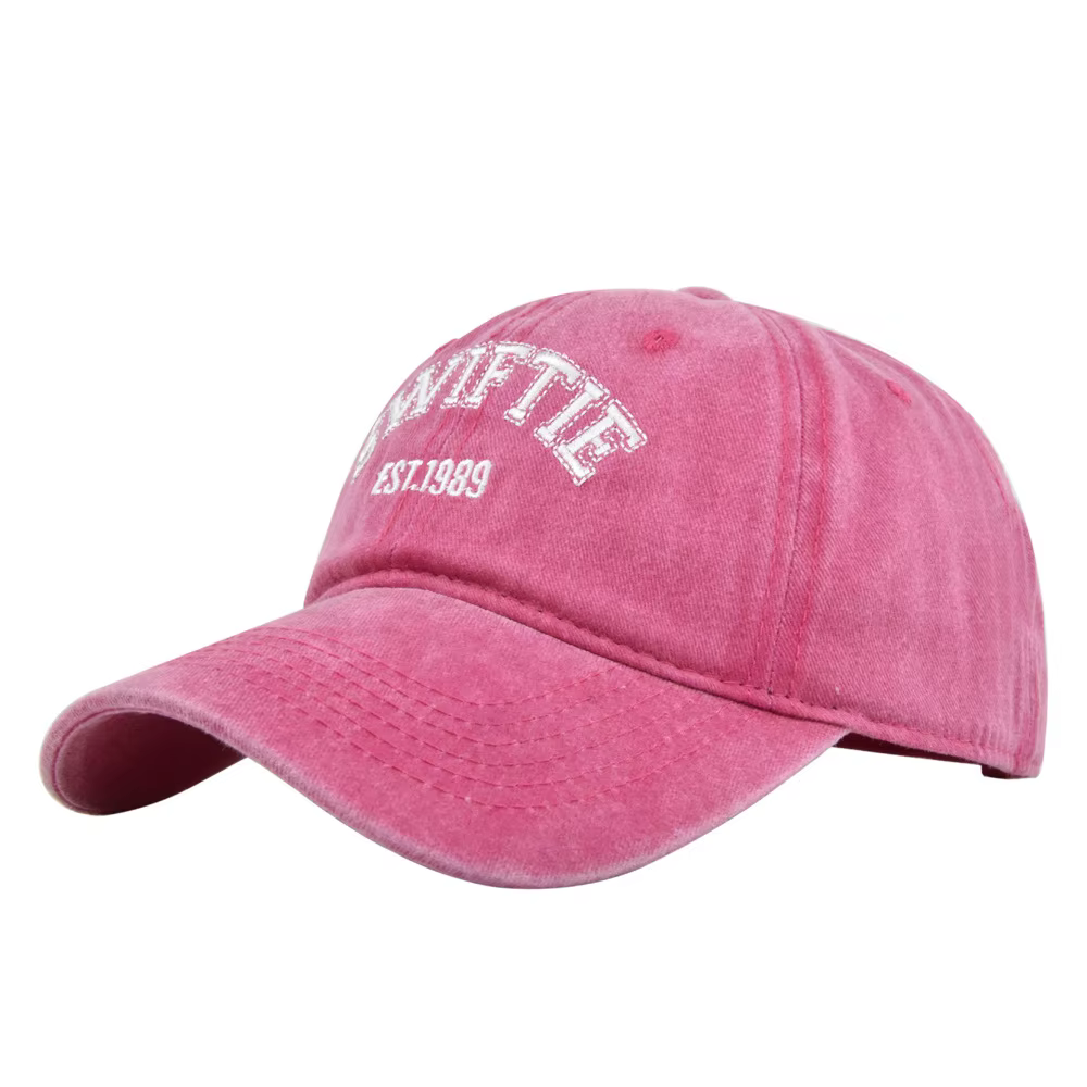 Casquette de Baseball unisexe d'été pour femmes et hommes, chapeau à rabat avec lettres brodées, Vin