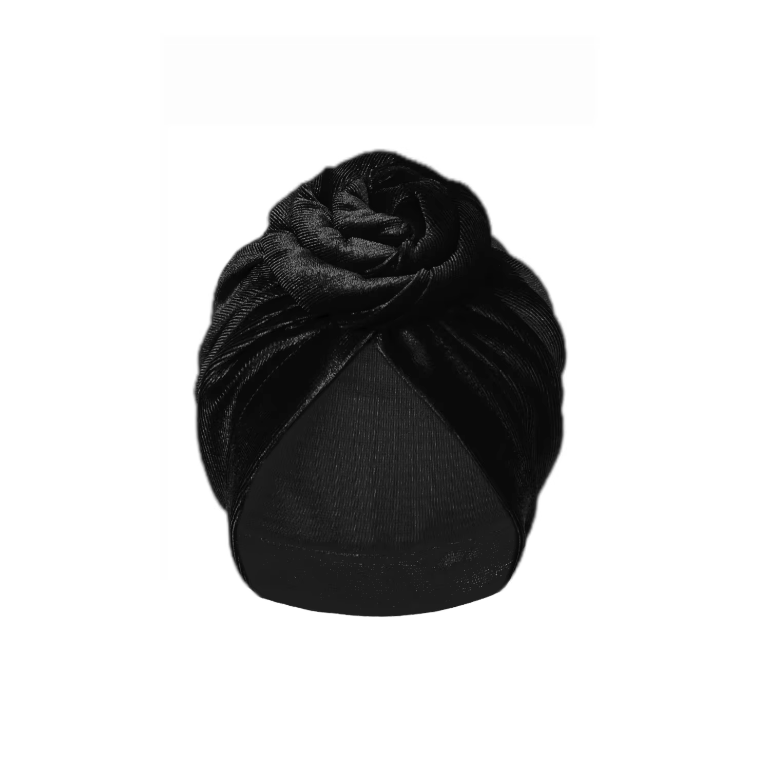 Chapeaux Turban à nœud en velours, Vintage, couleur unie, bonnets classiques, foulard du Ramadan, ca