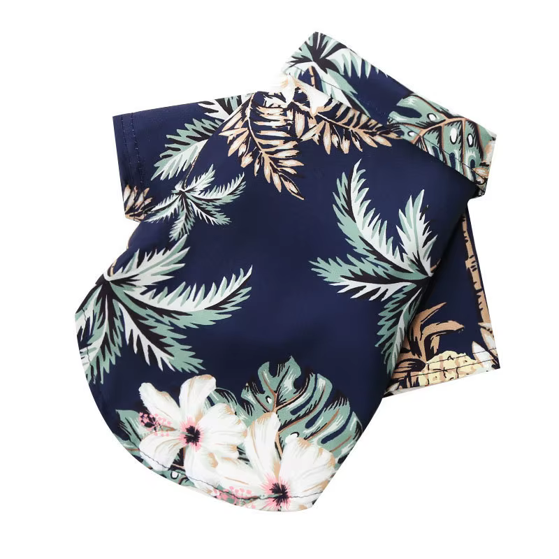 Style hawaïen chien vêtements été SandBeach chien chemises pour petits chiens moyens chiot chat vête