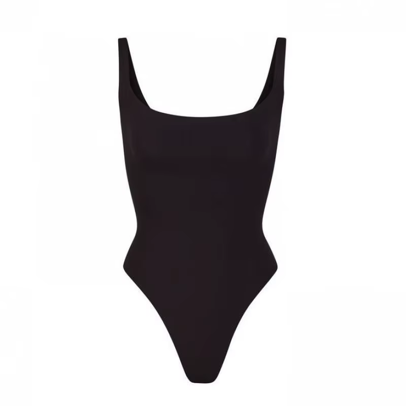 SKIMS HIRING FITS EVERYONE - Haut bandeau sans manches à col rond pour femme avec robe une pièce aju