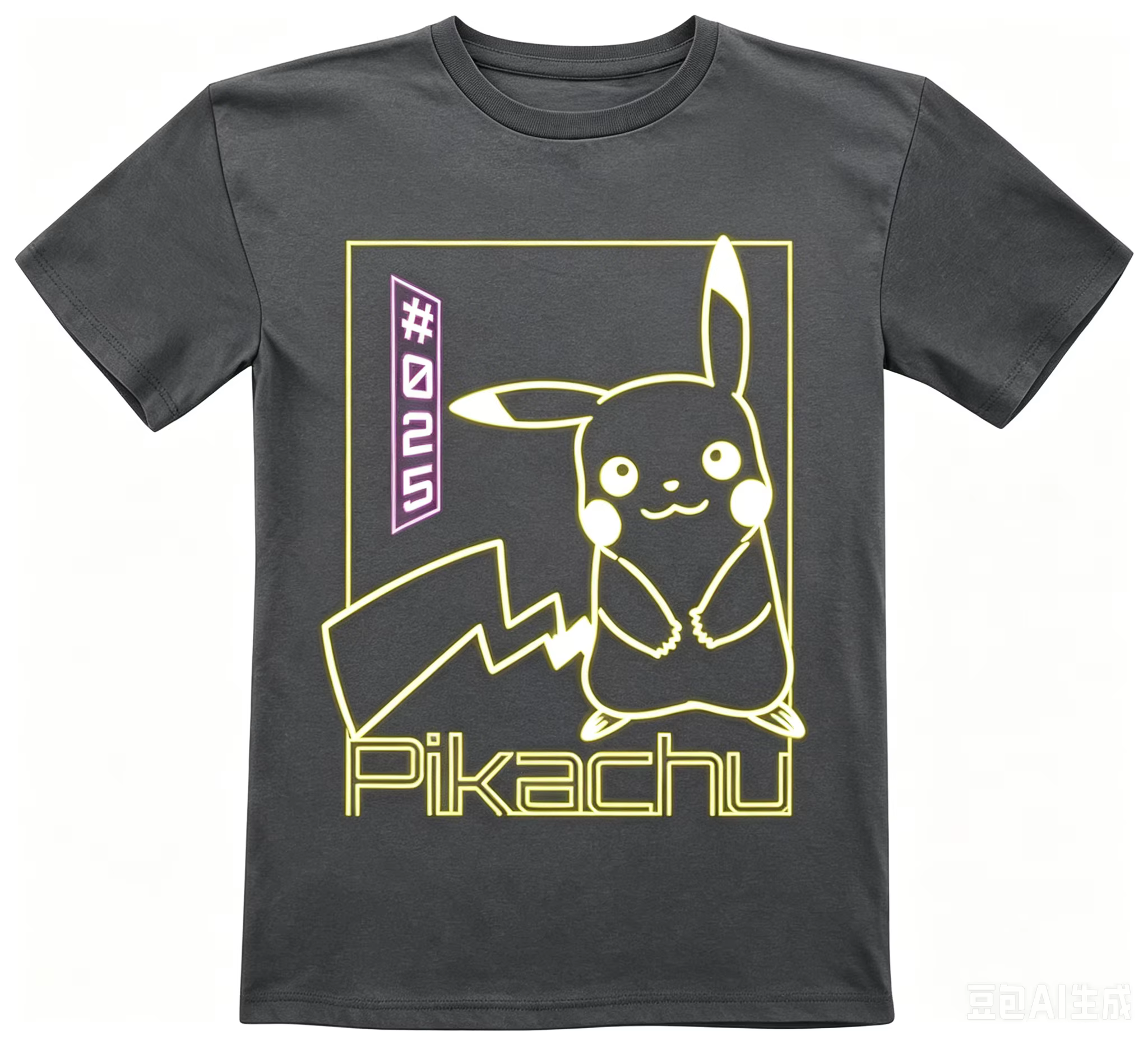 T-shirt Anime Pokémon Pikachu pour hommes et femmes, vêtements d'été 100 coton, hauts surdimensionné