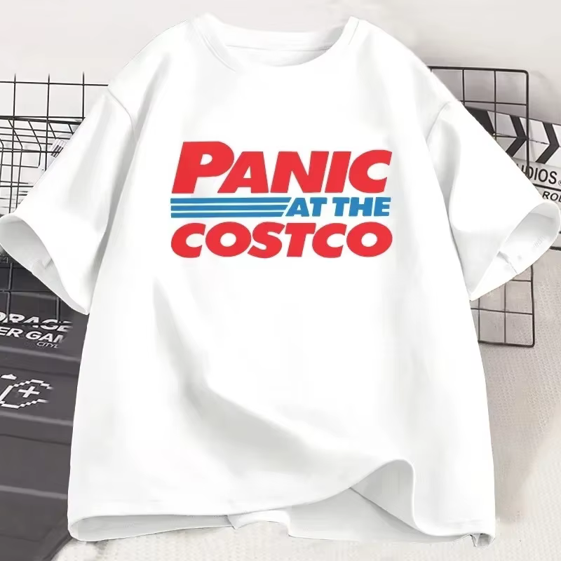 Panique au Costco T-shirts graphiques Costco amoureux t-shirt mode femmes t-shirt Streetwear t-shirt