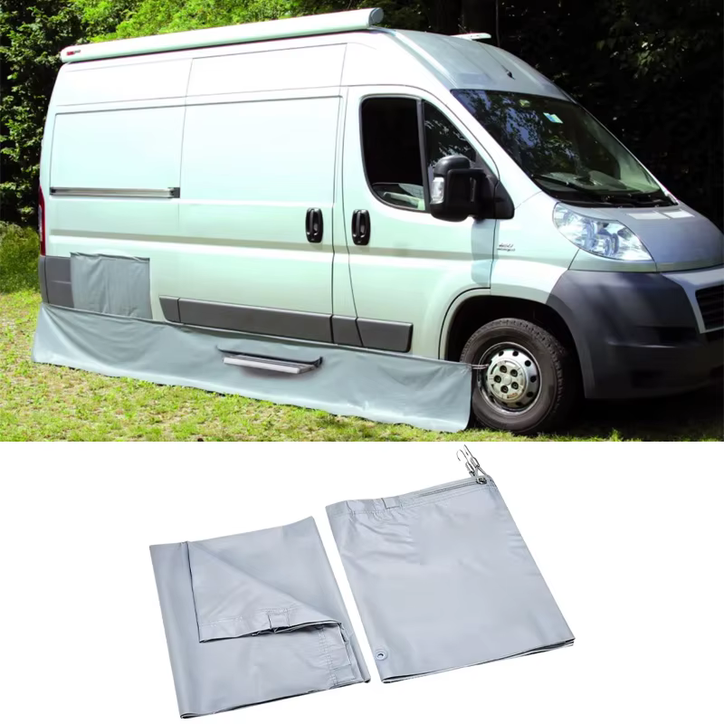 1 ensemble pour auvent Fiat Ducato, jupe et couverture d'arc de roue pour relais Peugeot Boxer citro