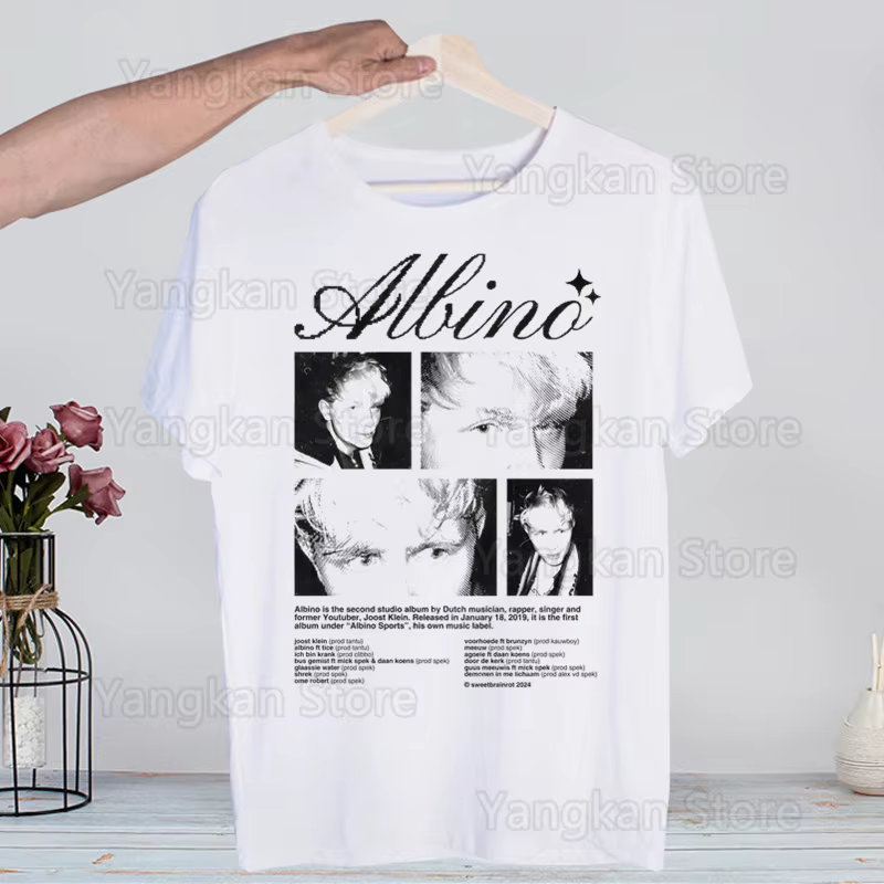 Joost Klein Europapa arrivée impression T-shirt homme T-shirt homme décontracté à manches courtes ha