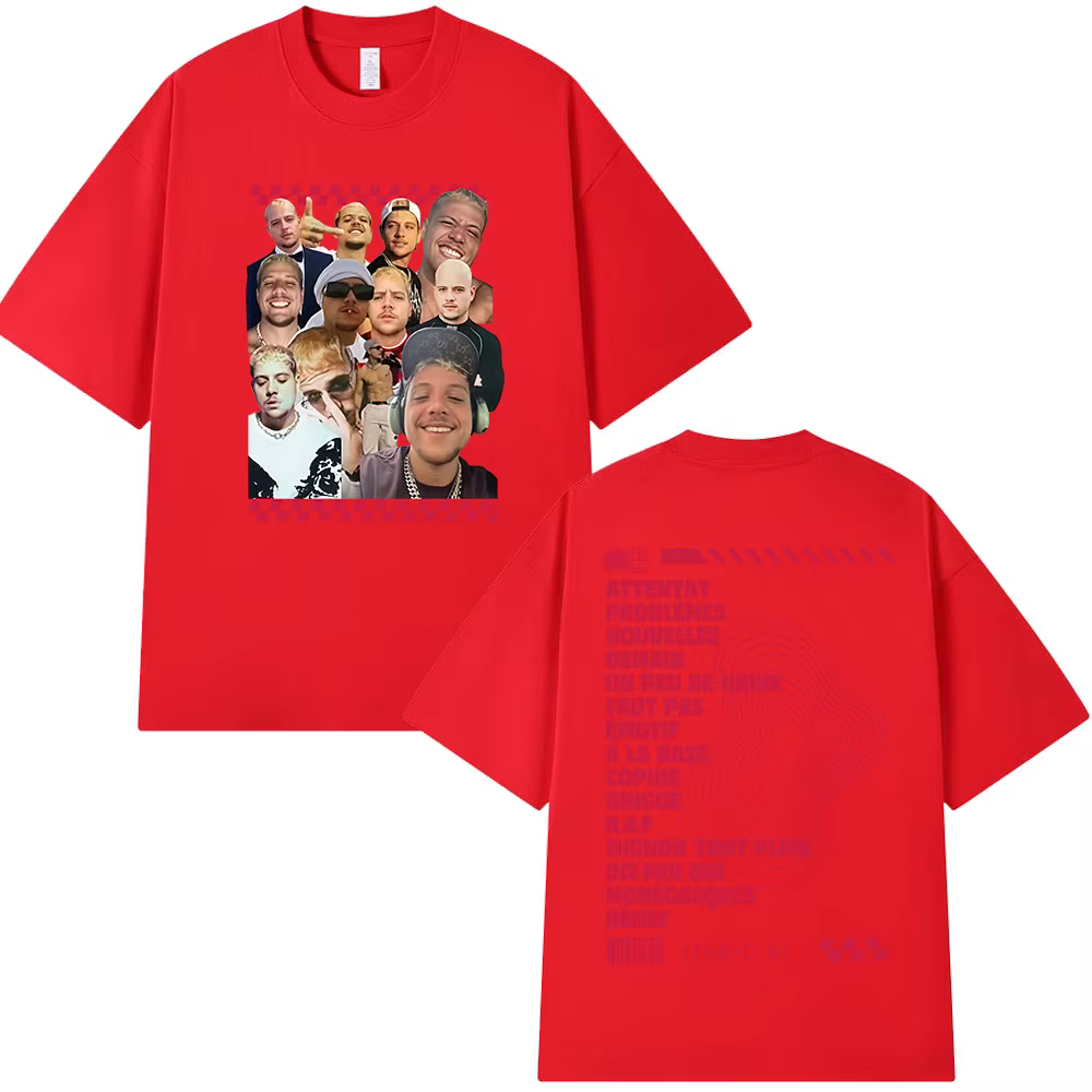 Rappeur Plk Portrait graphique T-shirt hommes femmes vêtements mode Hip Hop T-shirts décontracté cot