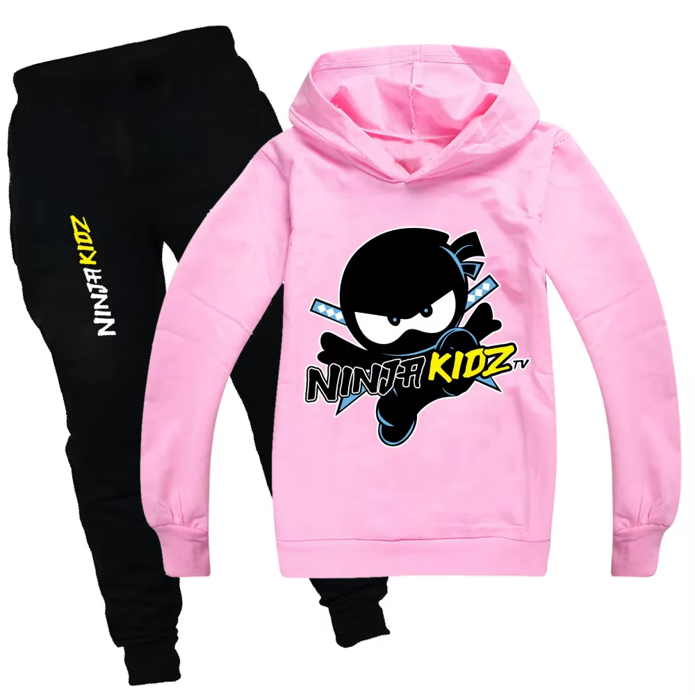 Ninja garçons vêtements ensemble printemps automne pulls à capuche de mode survêtement NINJA KIDZ T-