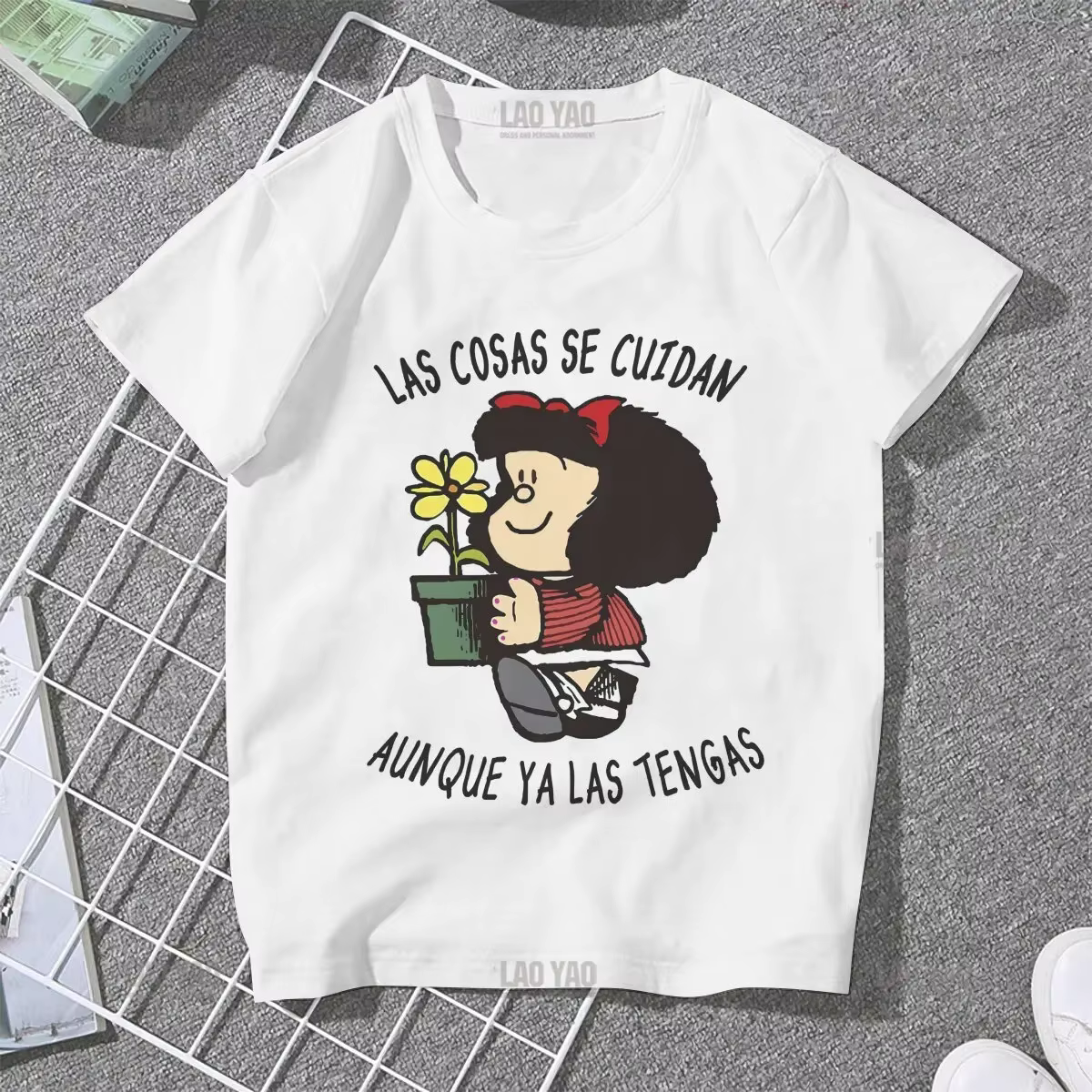T-shirt en polyester à col rond pour hommes et femmes, T-shirt Kawaii, Choses sont Tokyo en soin des