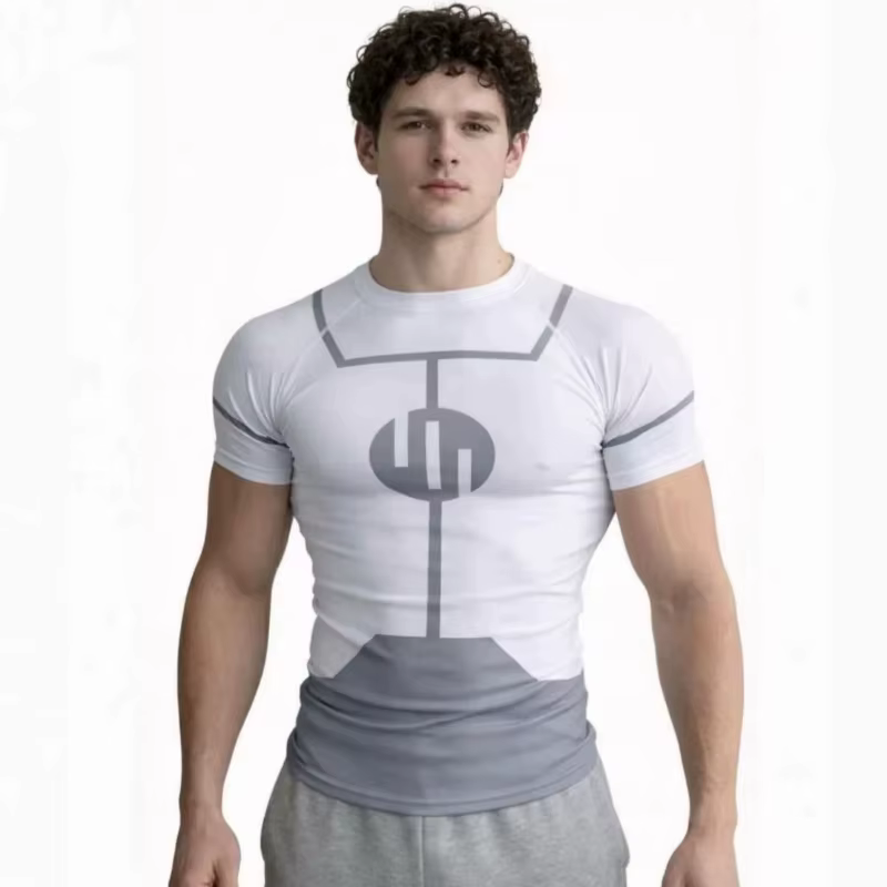 T-shirt pour homme à manches longues avec impression numérique, tee-shirt de sport Harajuku unisexe,