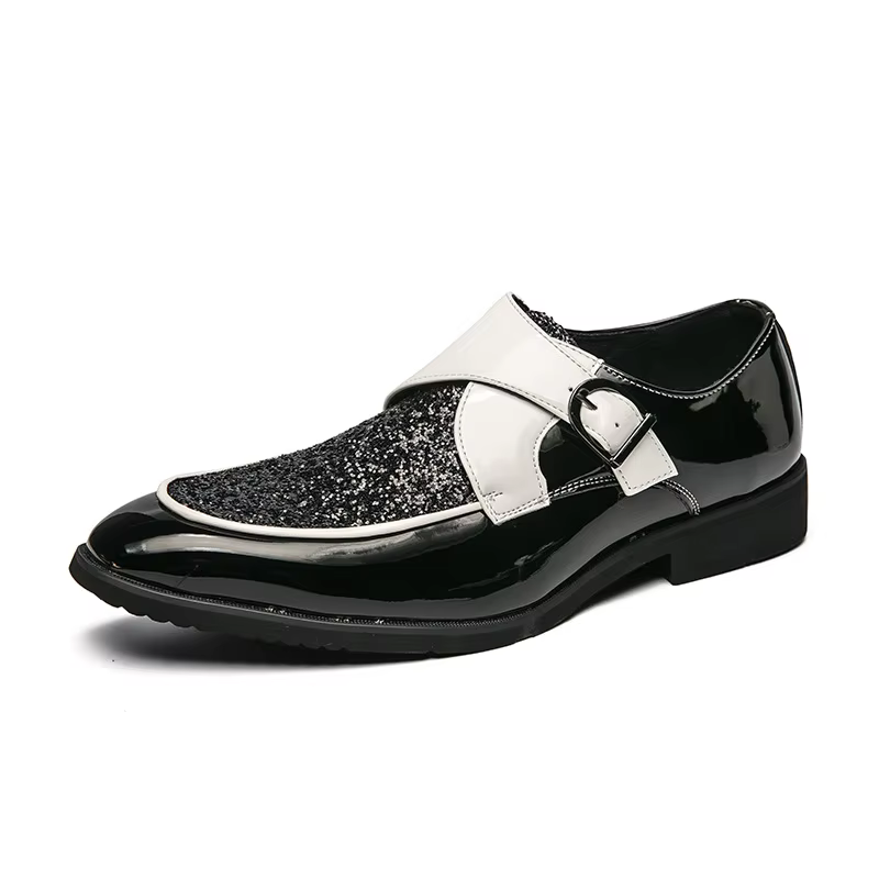 Chaussures en cuir de luxe pour hommes, chaussures habillées dorées de haute qualité pour hommes, ma