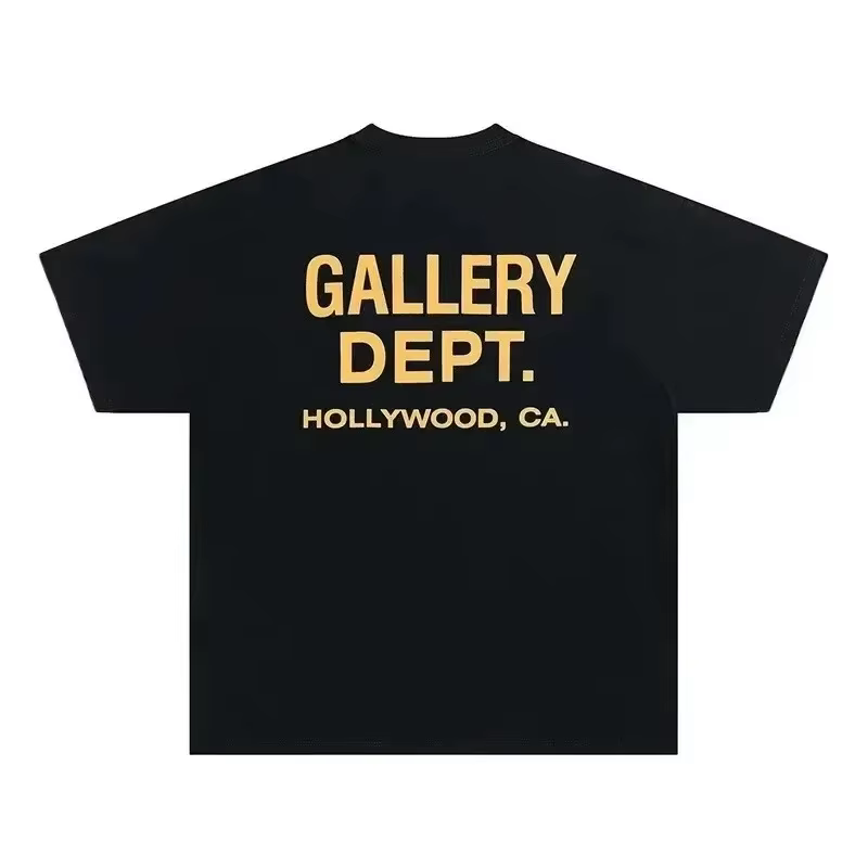 T-shirt Vintage S-5XL, style High Street, imprimé Gallery Dept, mode décontractée, col rond, pour fe