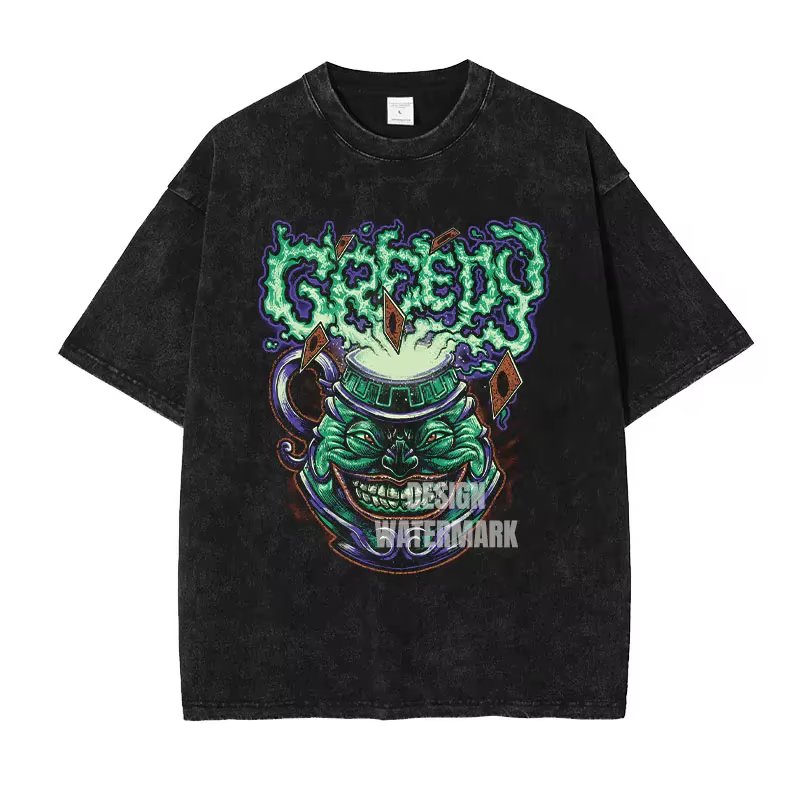 Anime y-yu Gi Oh t-shirts surdimensionné Vintage lavé Yugi Muto T-shirt Manga Joey Wheeler T-shirt H
