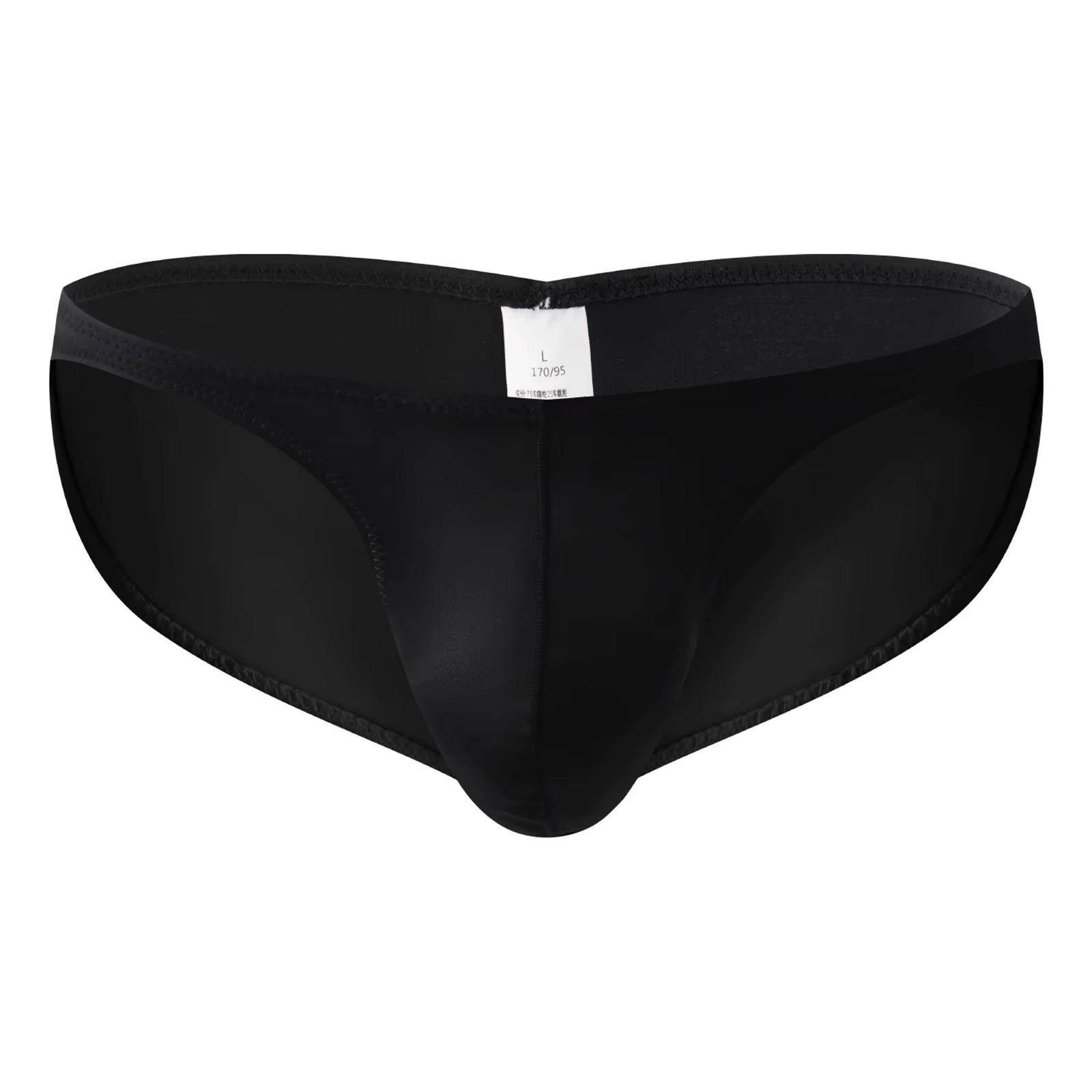 Caleçons de sport pour hommes à taille basse en satin lisse, ultra-fins, à séchage rapide, pour la m