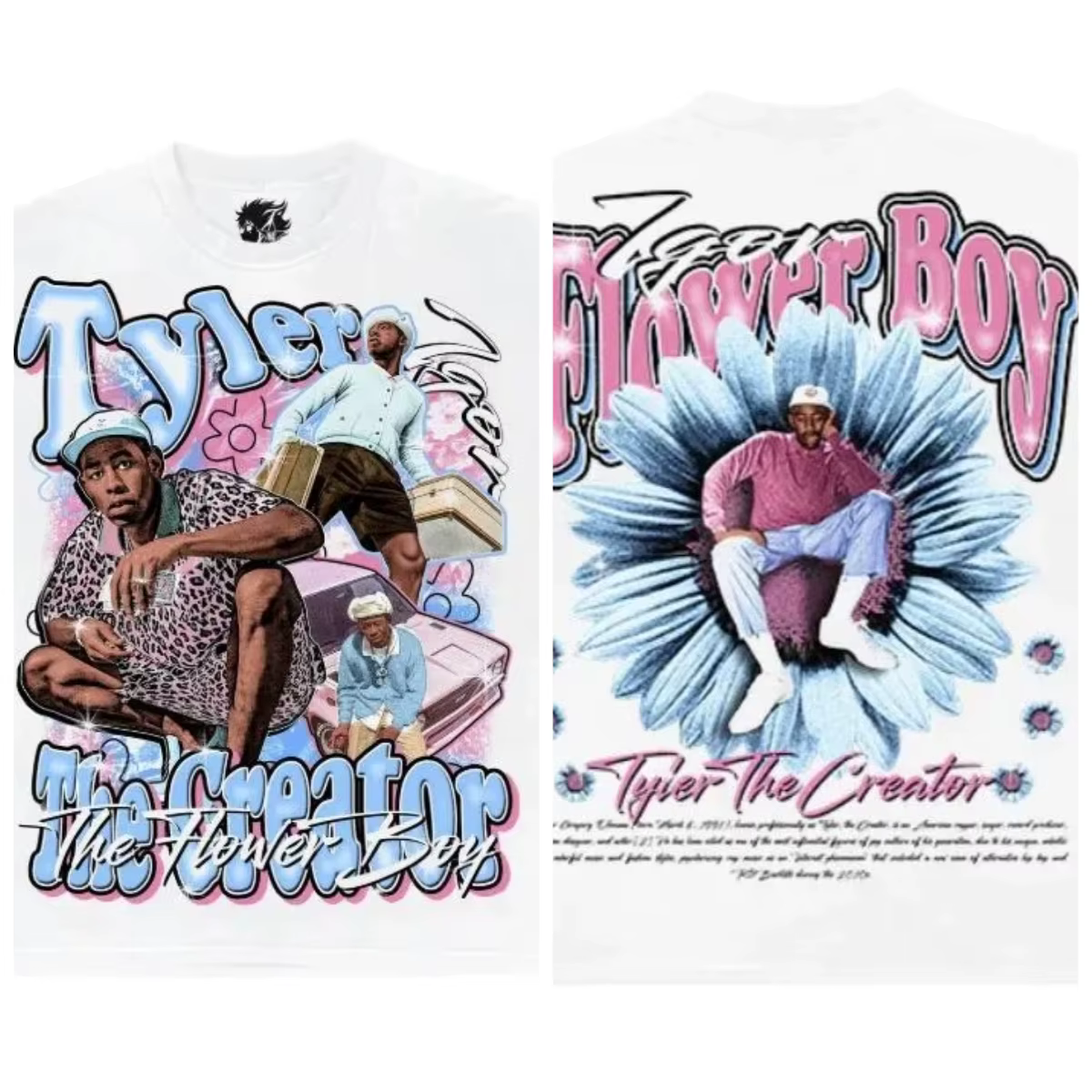 T-shirt graphique Tyler The Creator, tee-shirt streetwear vintage Y2K, chemise décontractée unisexe