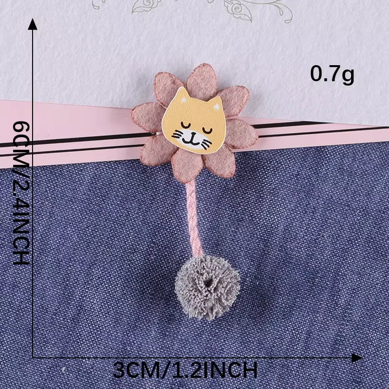 Accessoires animaux en tissu de haute qualité, 5 pièces, accessoires décoratifs pour vêtements, coif