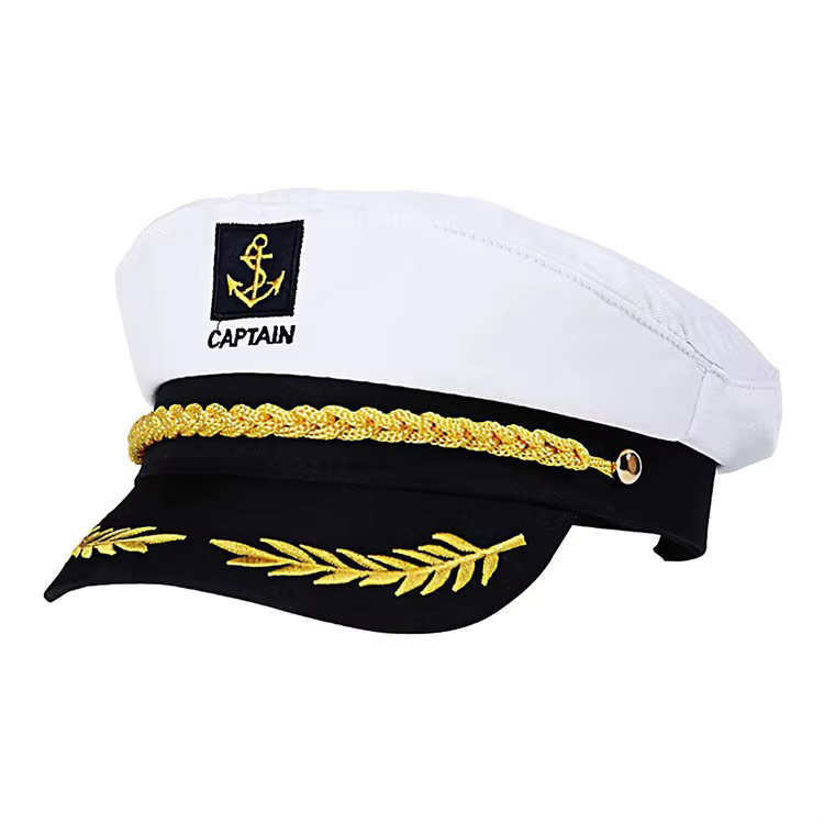 Chapeau de capitaine militaire de Yacht pour adultes, rose, réglable, pour hommes et femmes, casquet