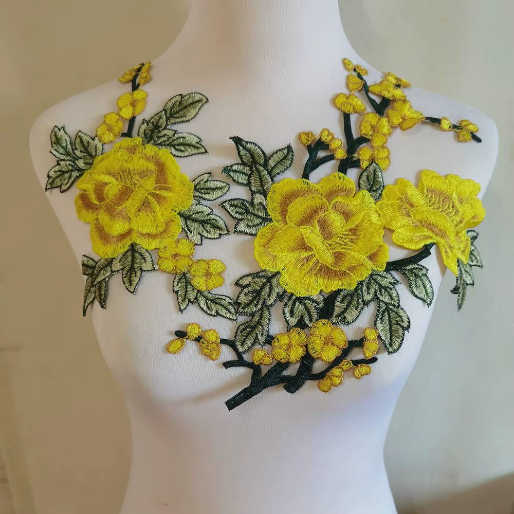 Patch Brodé pour Réparation de Vêtements, Veste, Jean, Applique en Dentelle, Bricolage, Décorations,