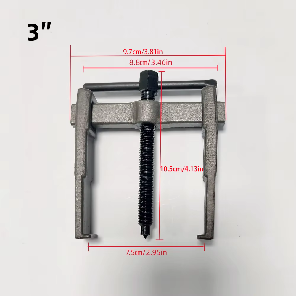 Extracteur de roulements à 2 mâchoires, 3/4/6/8 pouces, outil de retrait de roulements pratique, pet