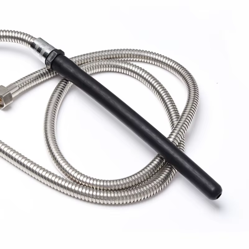 Pulvérisateur de bidet à main avec tuyau, accessoires de toilette, ABS, noir, 1 pièce