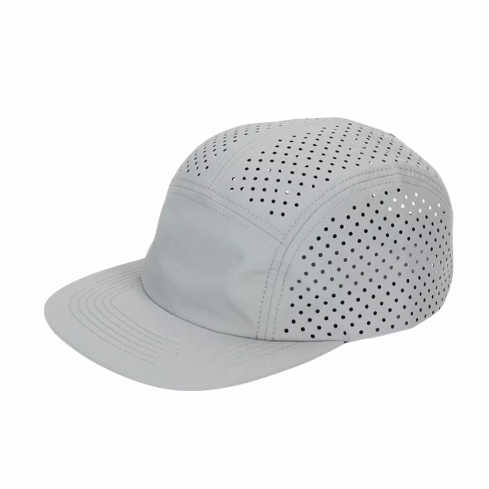 Casquette de baseball ventilée à séchage rapide, casquette de sport souple à 5 panneaux, protection 