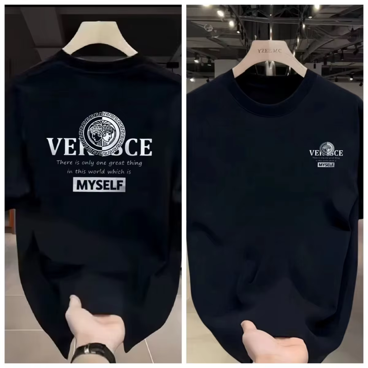 T-shirt tendance imprimé 2026 – Vêtement d'été haut de gamme de luxe léger pour homme et femme – T-s