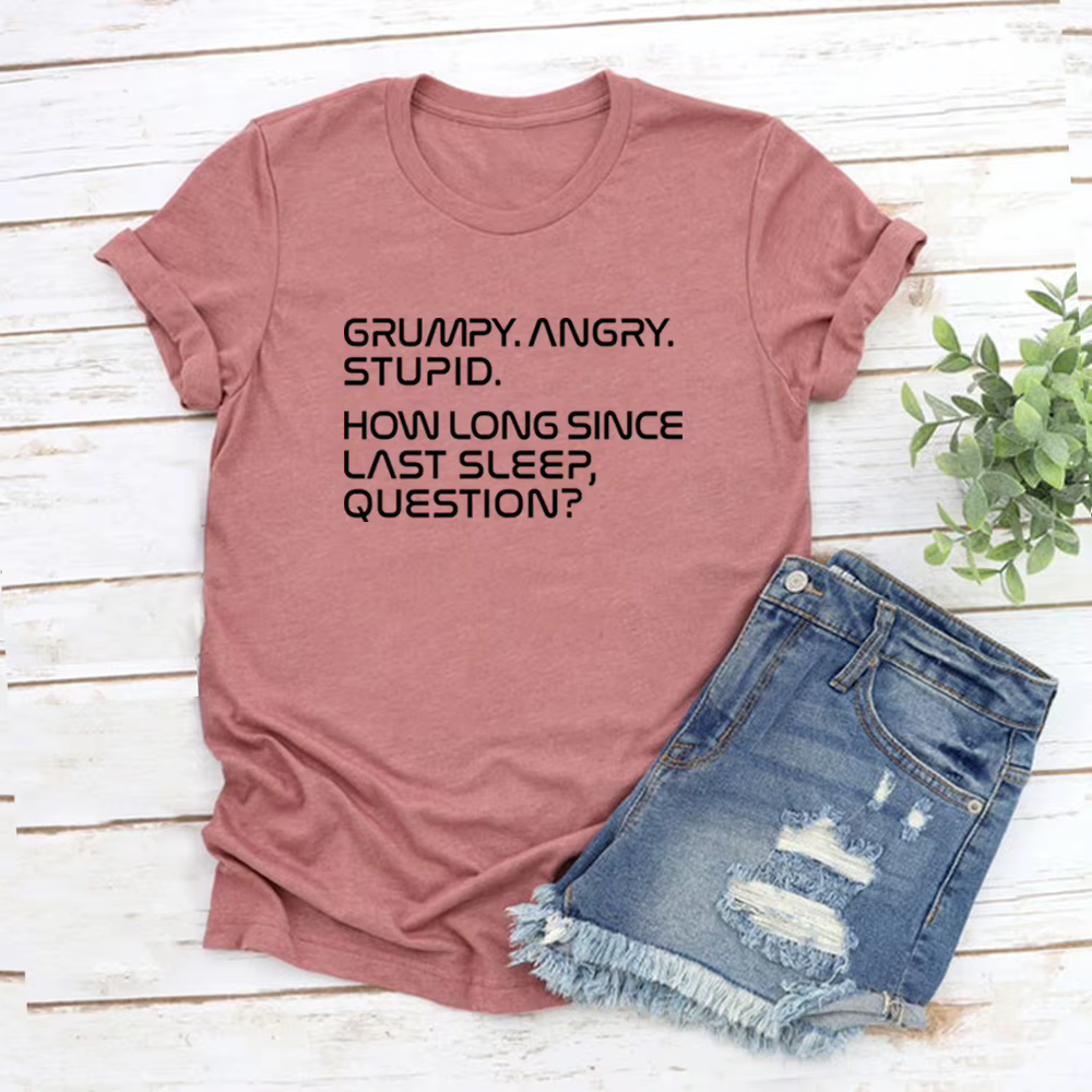 T-shirt Grumpy Rocky Quote inspiré du film Project Hail Mary Rocky, t-shirt science-fiction unisexe 