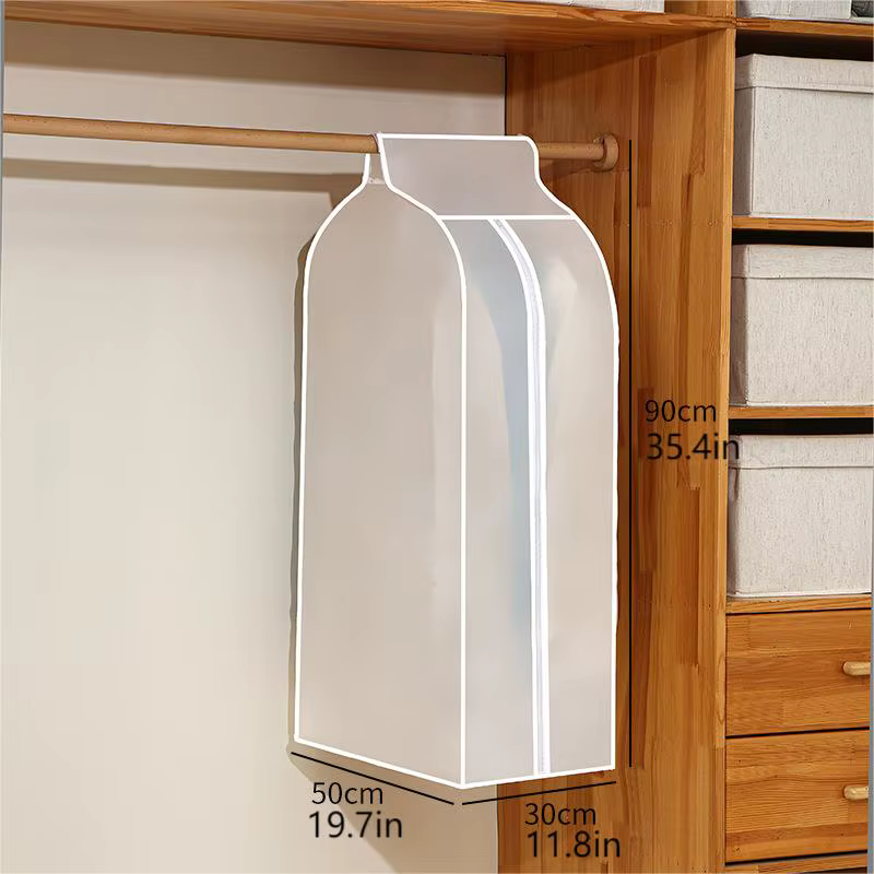 Housse anti-poussière pour vêtements, 1 pièce, pour garde-robe, fenêtre suspendue, housse anti-pouss