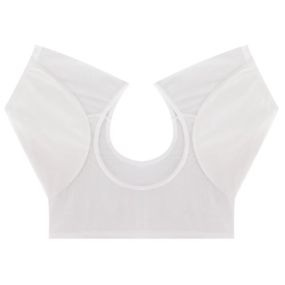 Protège-aisselles lavables en forme de T-shirt, réutilisables, ultra-fins, antidérapants, anti-odeur