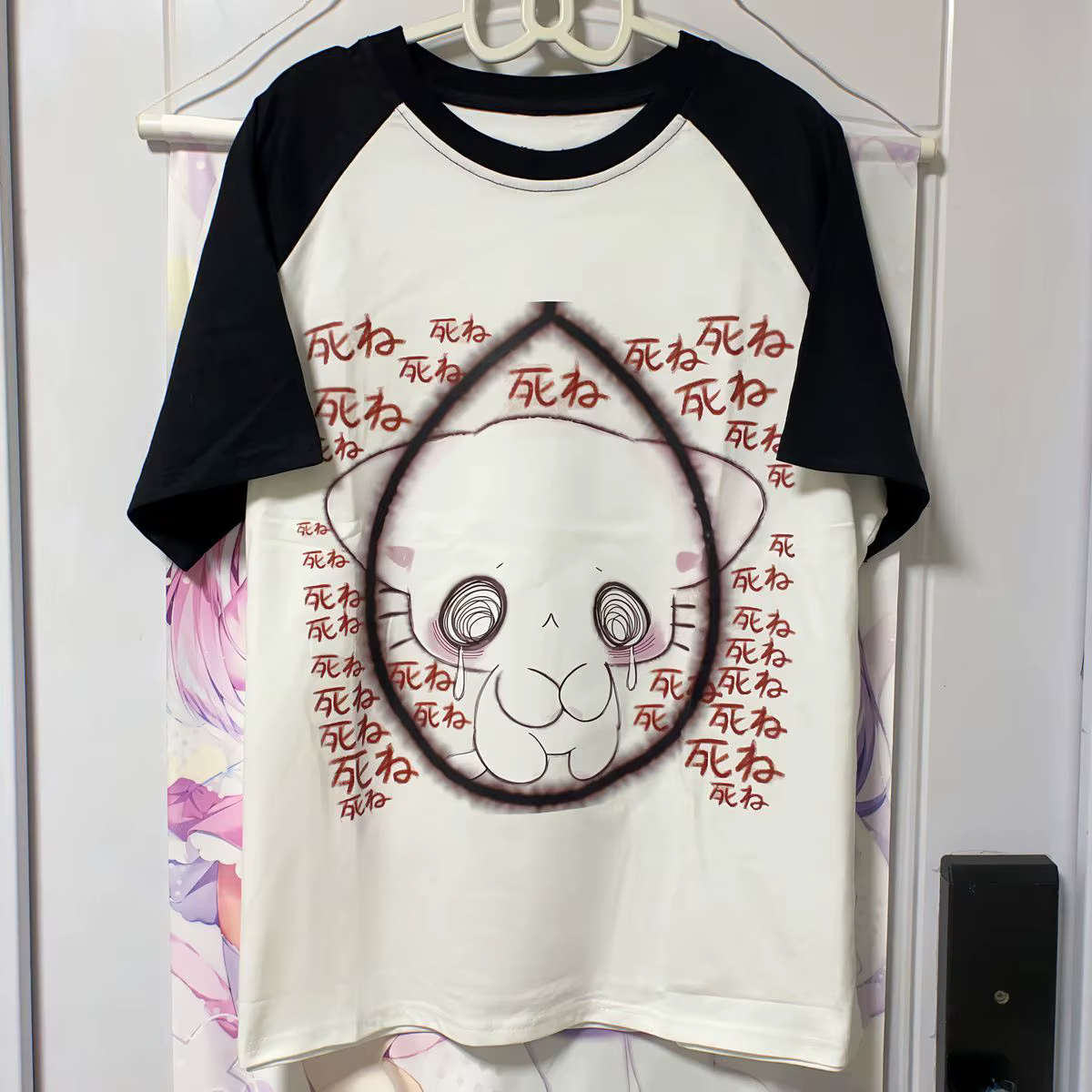 Anime imprimé mignon t-shirts 2025 femmes vêtements été t-shirts à manches courtes col rond mode Cam