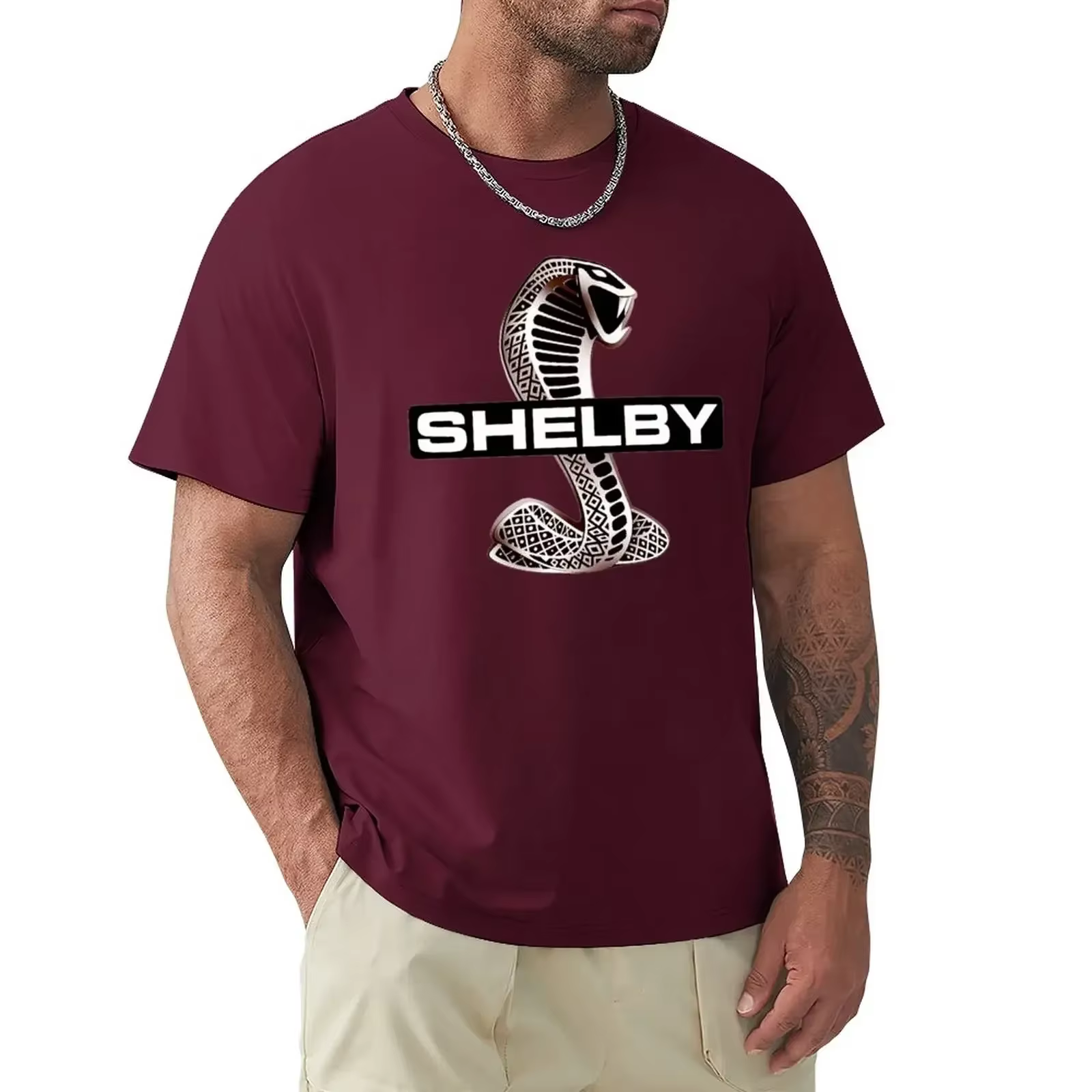 T-shirt graphique RED LIGH SHELBY TING pour hommes, T-shirt graphique, T-shirt manga vintage, T-shir