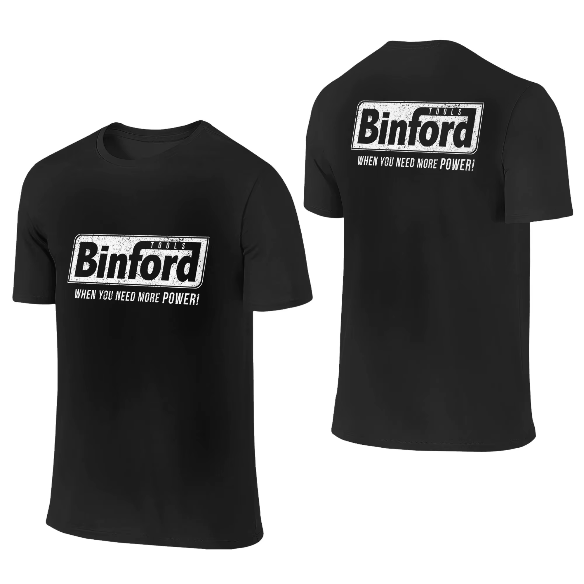 T-Shirt Binford Tools 100% coton pour hommes, T-Shirt Double face, col rond, chemises d'été, hauts s