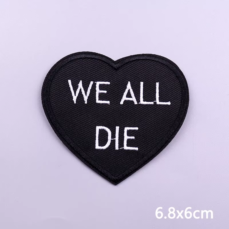 Patch série Punk fer sur patchs pour vêtements patchs thermoadhésifs sur vêtements horreur yeux brod