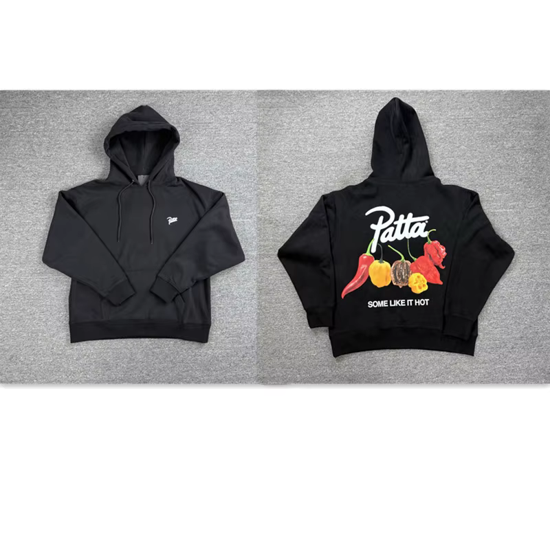 Sweat-shirts à capuche PATTA classiques avec logo imprimé, en molleton, pour hommes et femmes, nouve
