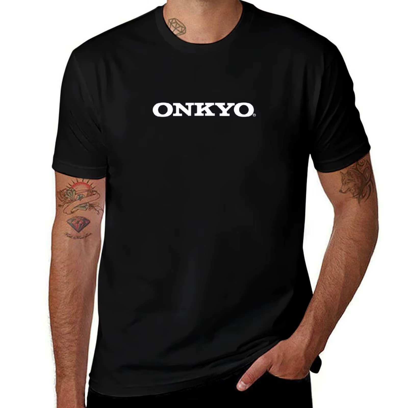 ONKYO Hi-Fi logo T-Shirt garçons imprimé animal fans de sport t-shirts personnalisés chemises d'affl