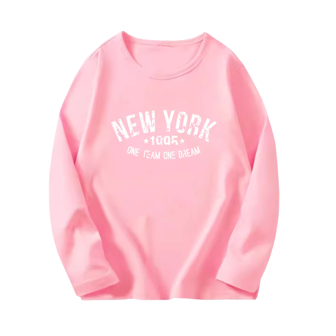 T-shirt à Manches sulfen Coton pour Fille, avec Lettres Imprimées, Tour Eiffel, Paris, Vêtements pou