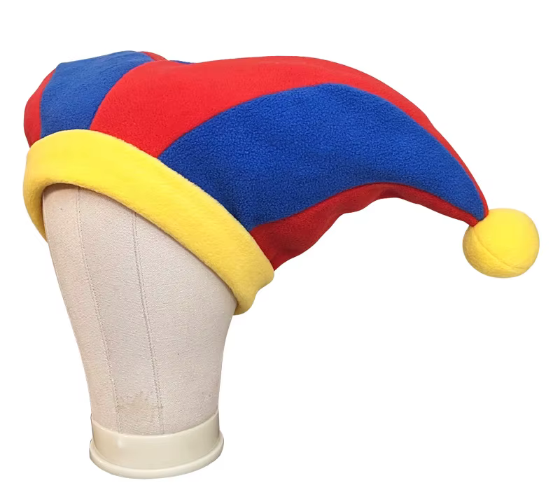 Chapeau de cosplay de dessin animé The Amazing Digital Circus, accessoire de fête Pomni Kawaii, cade