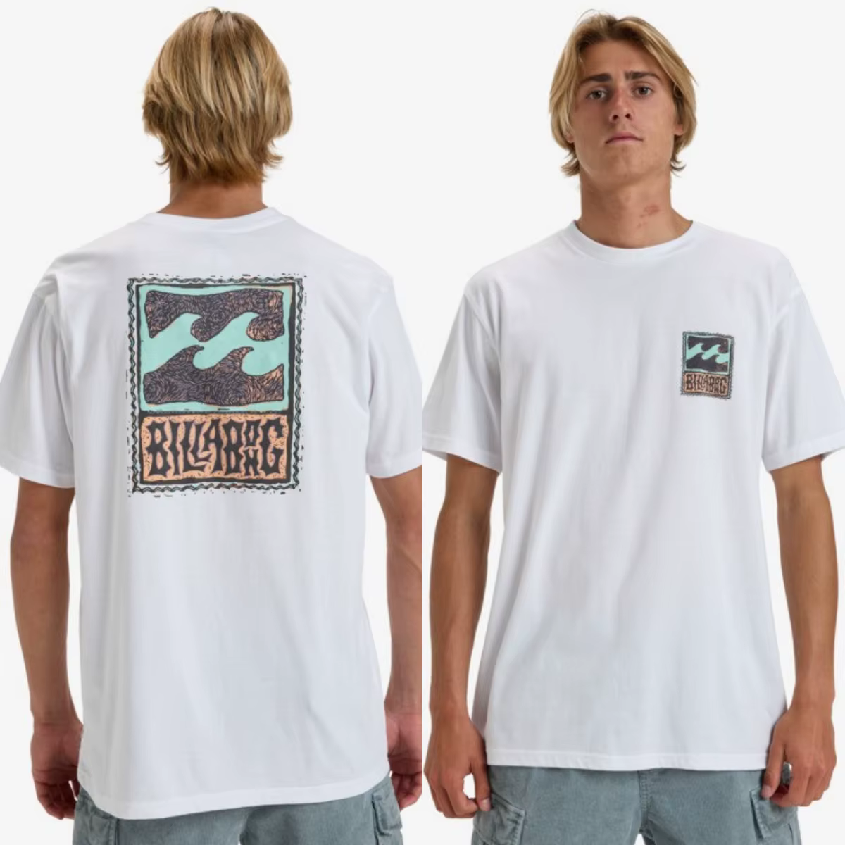 T-shirt en coton avec motif graphique de marque tendance pour hommes et femmes, style streetwear est