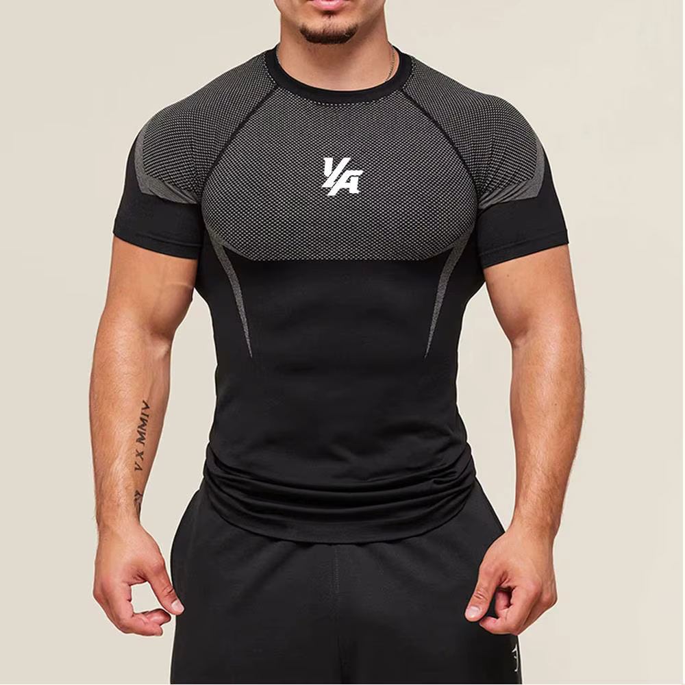 Chemises de compression graphiques pour hommes, manches courtes, Rash Guard, T-shirts de sport, athl