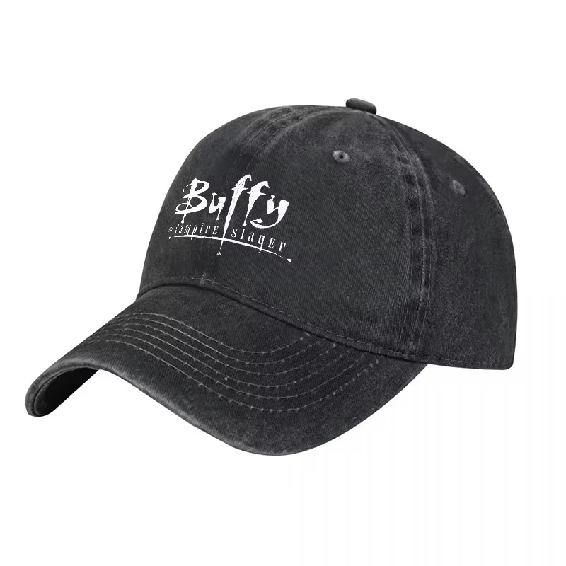 Casquette de baseball en jean délavé Buffy The Vampire Slayer, chapeau réglable en toile, design de 