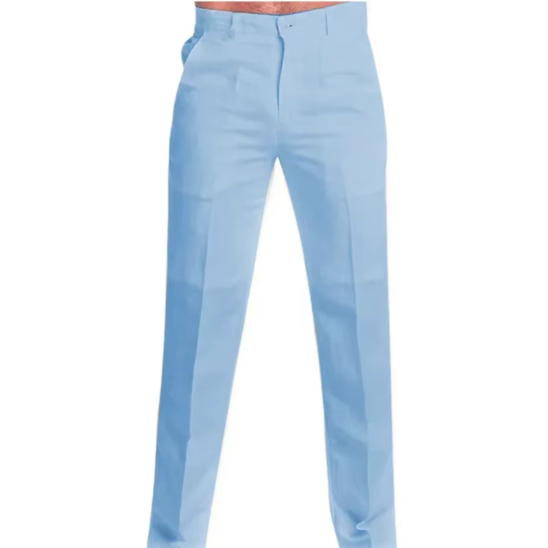 Nouveau Vintage hommes coton lin pantalon respirant confort doux pantalon mode ample pantalon droit 